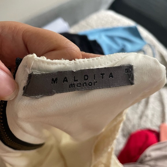 Off-white lace tank dress - Picture 2 of 2